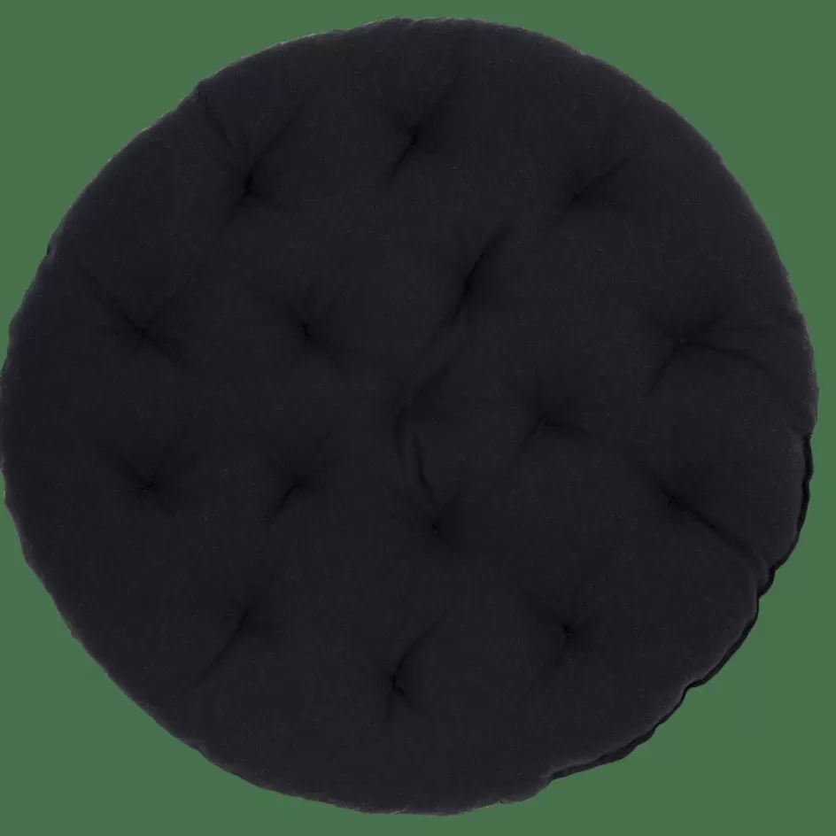 CASA ALDA Coussin D'assise Noir Discount