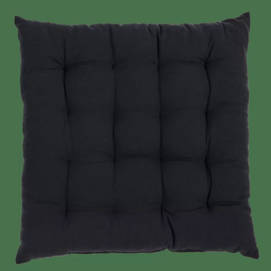 CASA ALDA Coussin D'assise Noir Best Sale