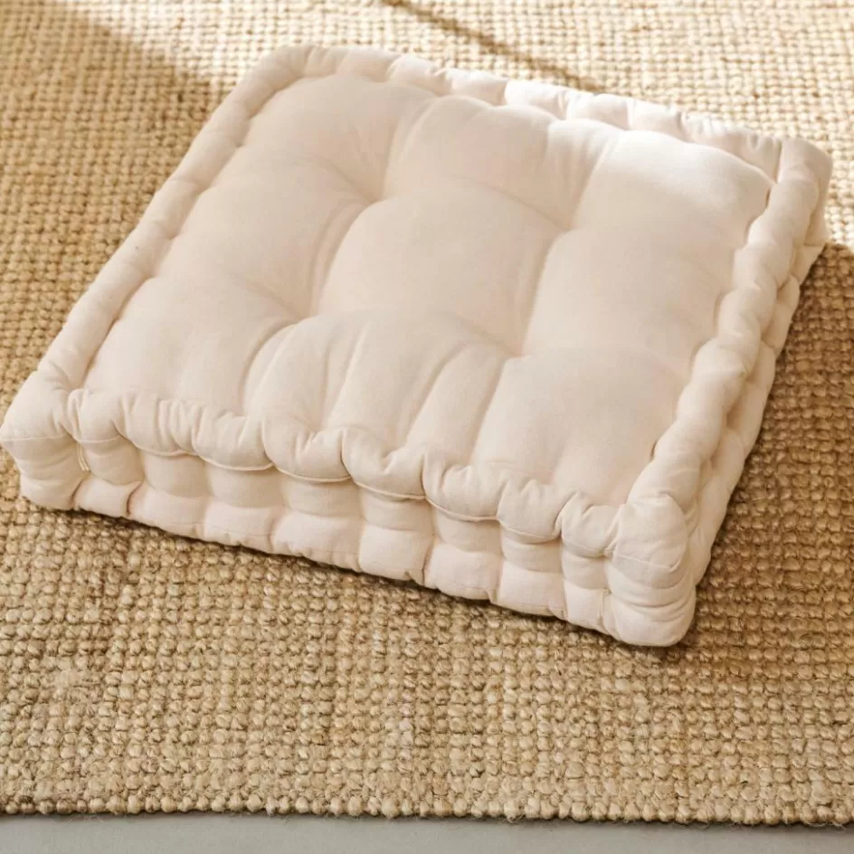 CASA ALDA Coussin Matelas Blanc Cassé Fashion