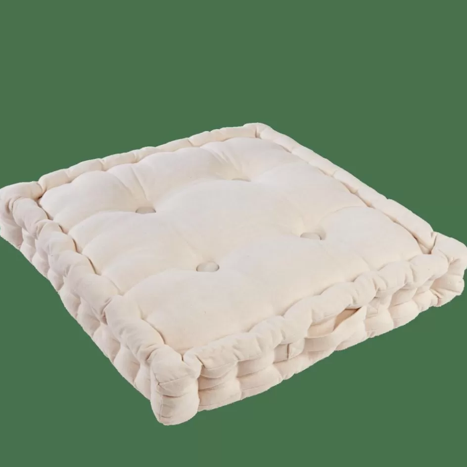 CASA ALDA Coussin Matelas Blanc Cassé Fashion