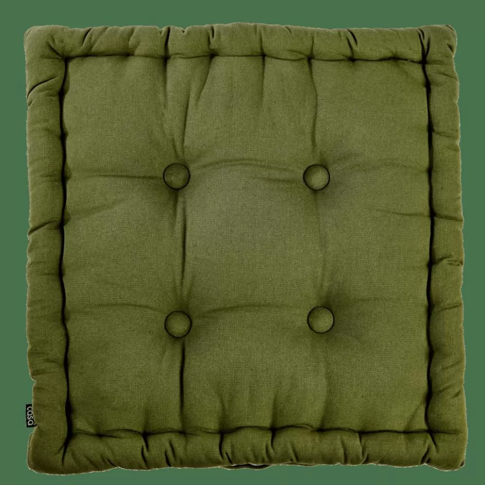 CASA ALDA Coussin Matelas Vert Foncé Fashion