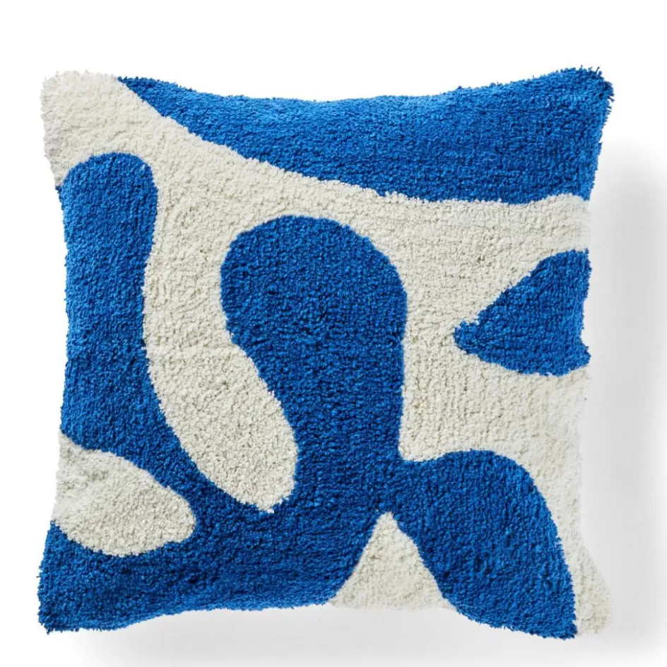 CASA AROW Coussin Bleu Outlet