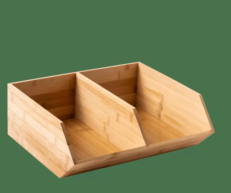 CASA BAMBOO Organisateur Empilable Naturel Flash Sale