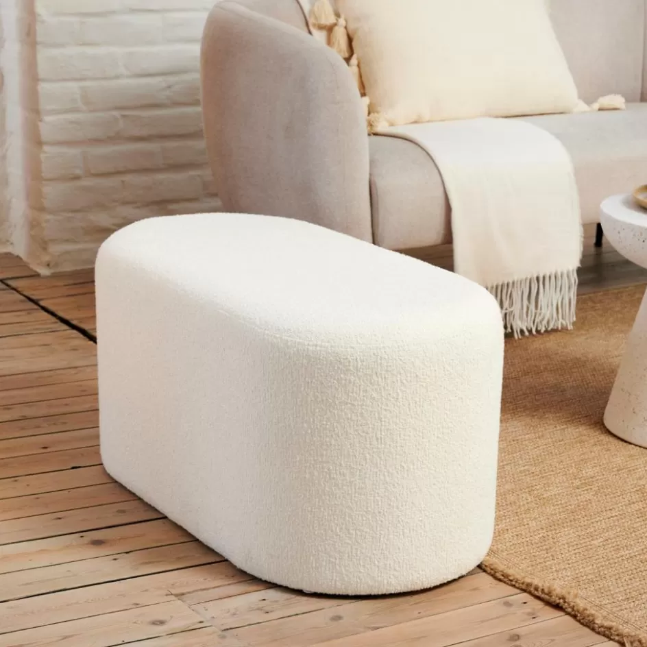 CASA CAPSULE Pouf Blanc Best Sale