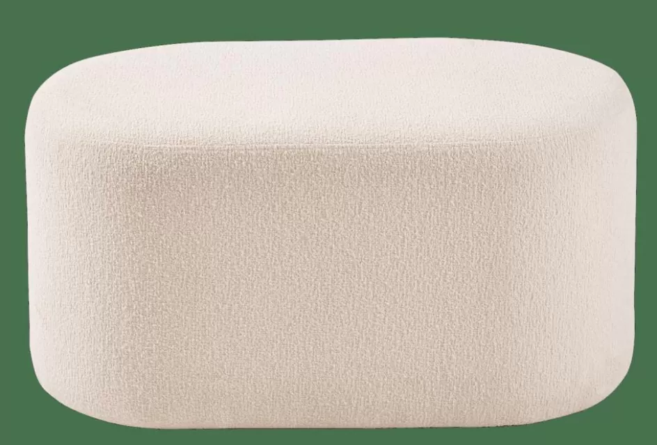 CASA CAPSULE Pouf Blanc Best Sale