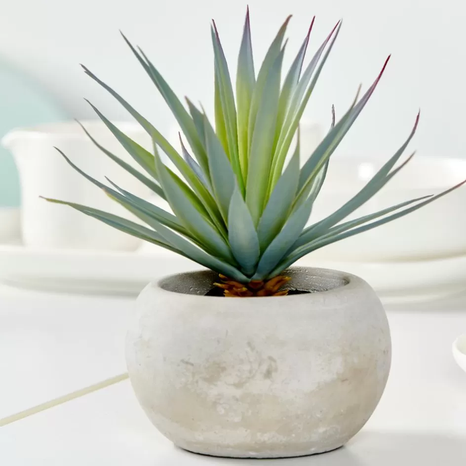 CASA CEMENT Plante Artificielle Gris Discount