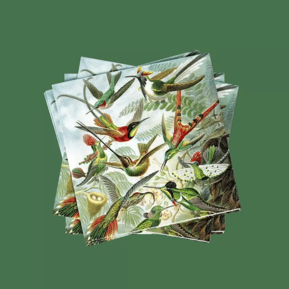 CASA COLIBRI Set De 20 Serviettes Multicolore Flash Sale