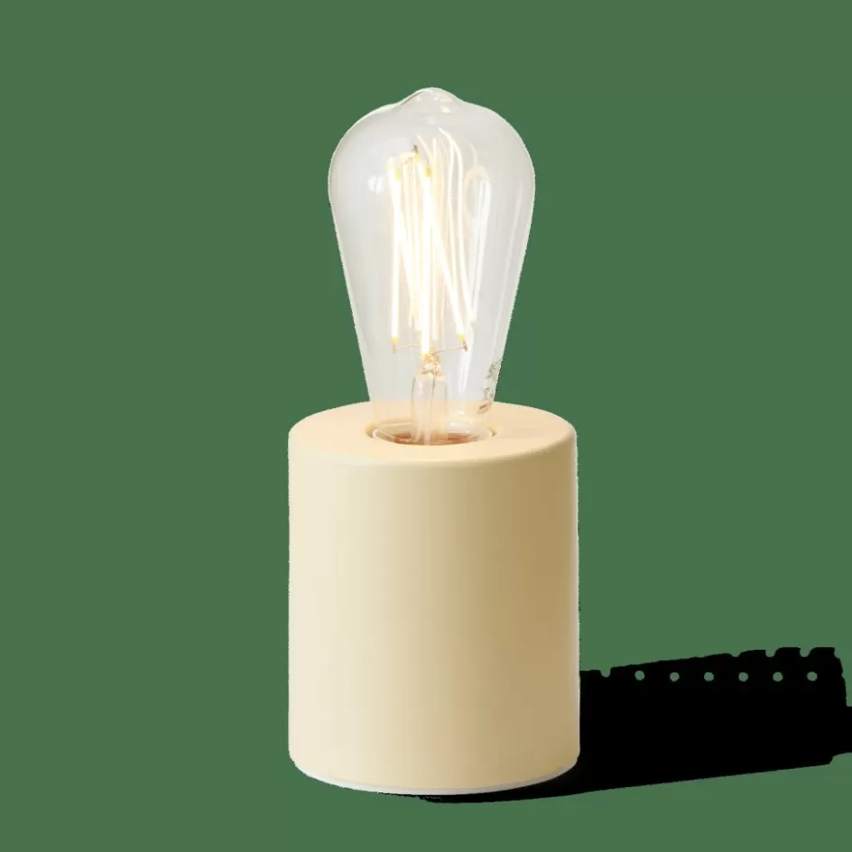 CASA COLLEGE Lampe De Table E27 Crème Cheap