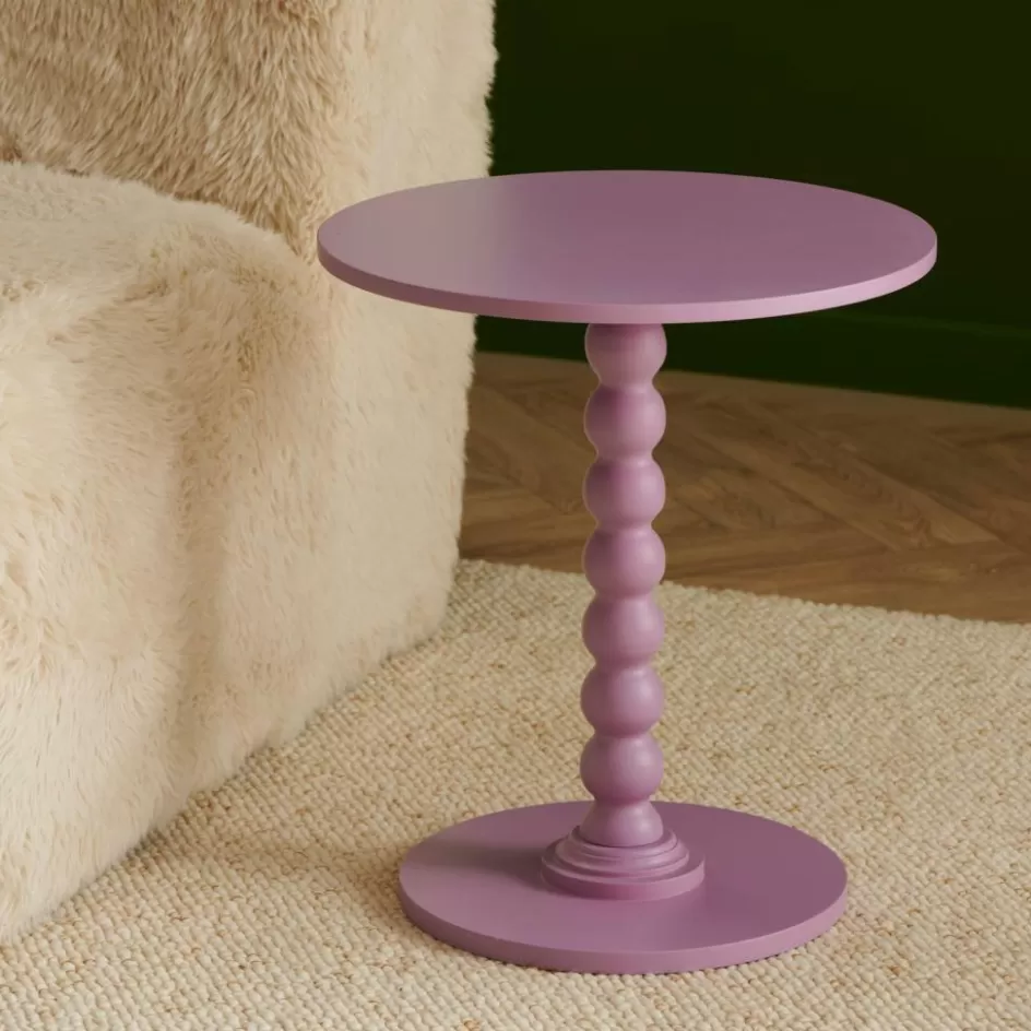 CASA DOPPIO Table D'appoint 45 CM Mauve Clair Fashion