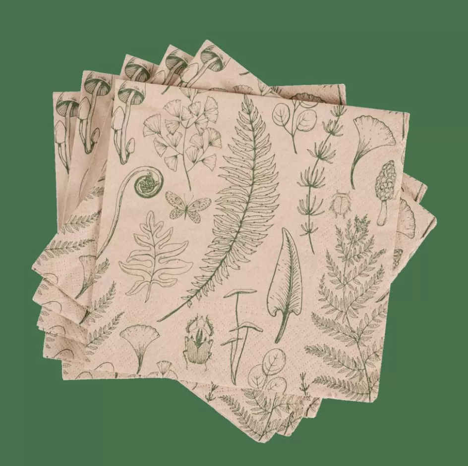 CASA ECO NATURE Set De 20 Serviettes Multicolore Store