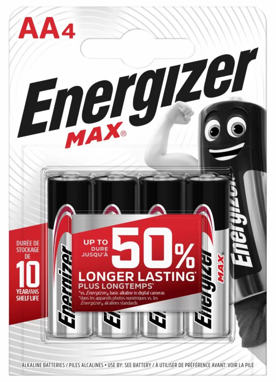 CASA ENERGIZER Pile Alcaline Set De 4 Cheap