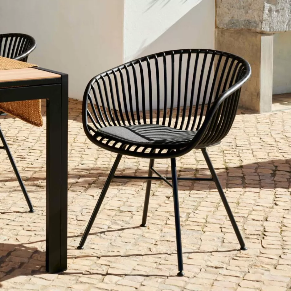 CASA ETHAN & LOIC Set De Jardin Noir Outlet