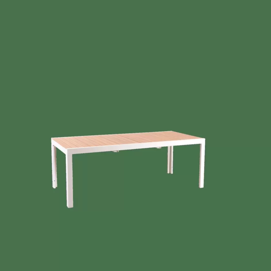 CASA ETHAN Table Extensible Blanc, Naturel Clearance