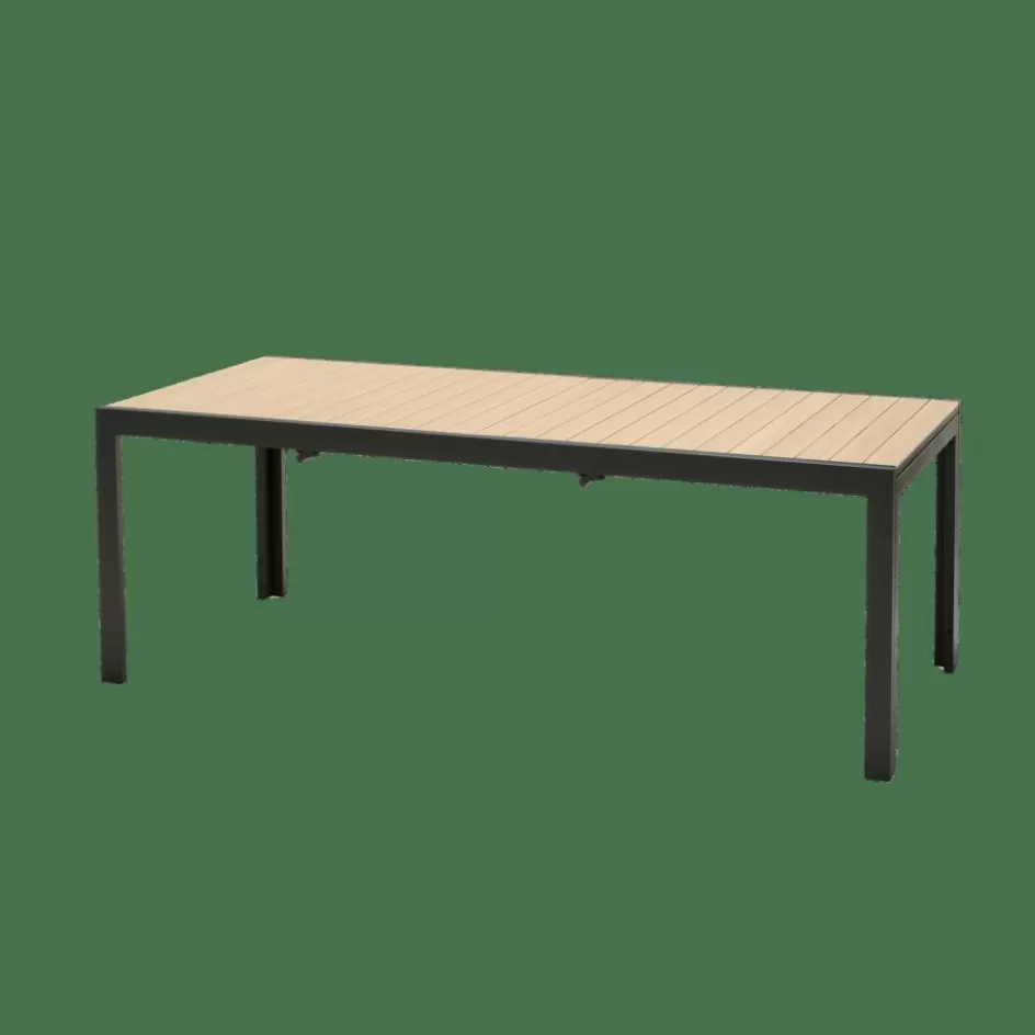 CASA ETHAN Table Extensible Noir, Naturel Cheap