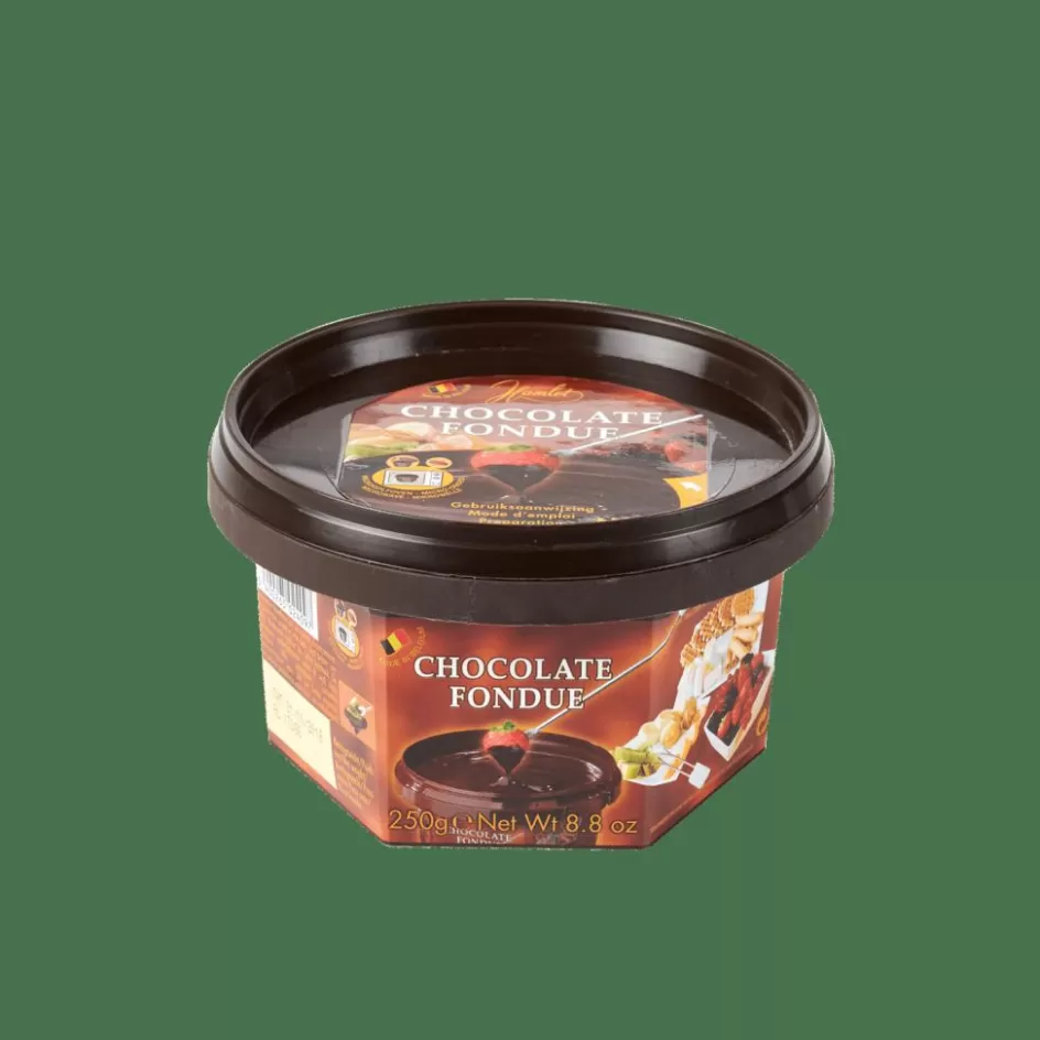 CASA FONDUE Chocolat Pour Fondue 250g Chocolat Noir Brun Foncé Hot