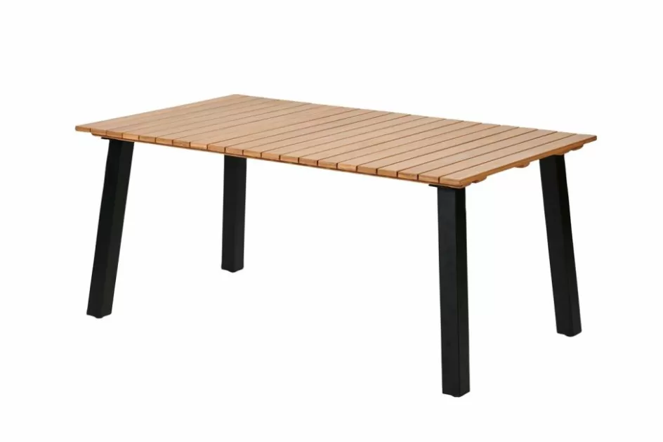 CASA FORMAX Table De Jardin Avec Pieds Natural/noir Cheap