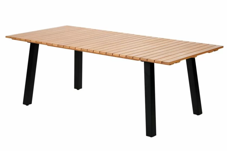 CASA FORMAX Table De Jardin Avec Pieds Natural/noir Best