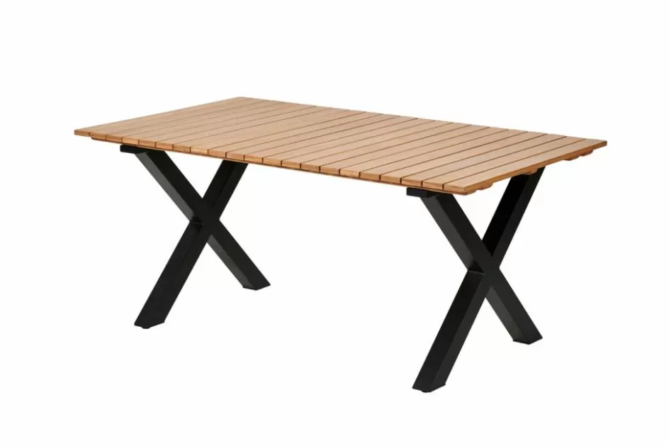 CASA FORMAX Table De Jardin Avec Pieds X Natural/noir Hot