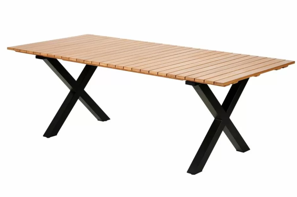 CASA FORMAX Table De Jardin Avec Pieds X Natural/noir Store