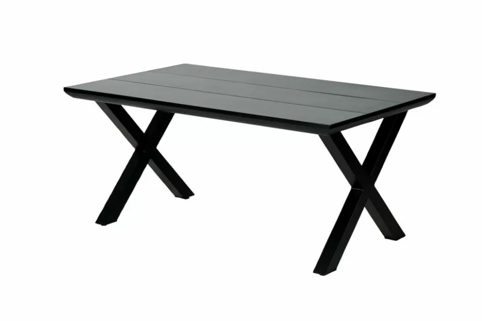 CASA FORMAX Table De Jardin Avec Pieds X Noir Clearance