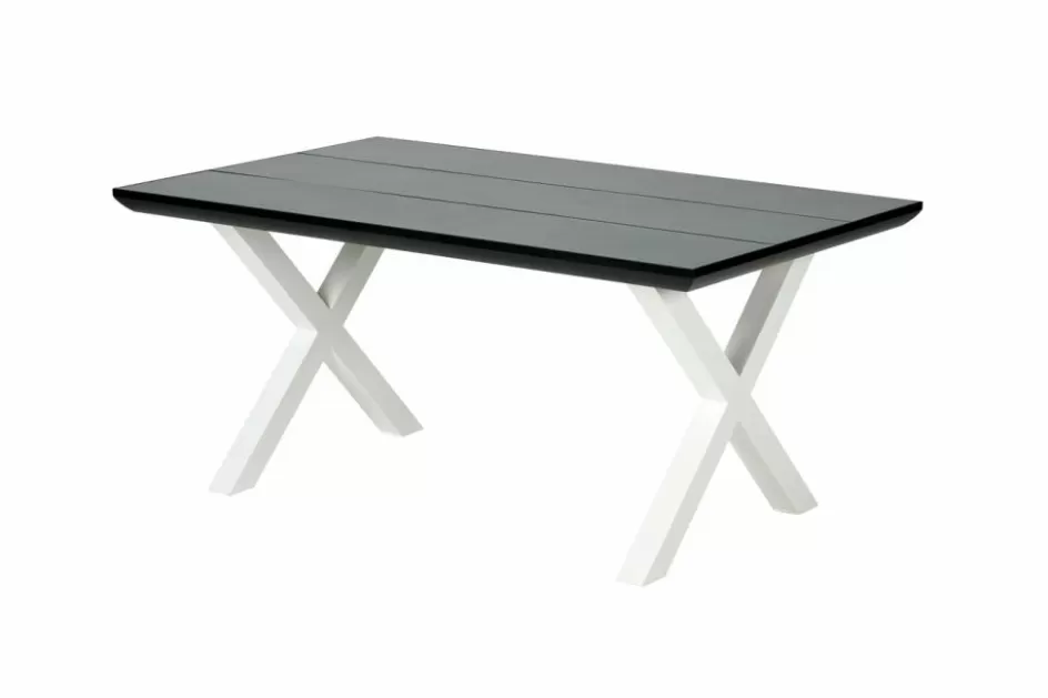 CASA FORMAX Table De Jardin Avec Pieds X Noir/blanc Fashion