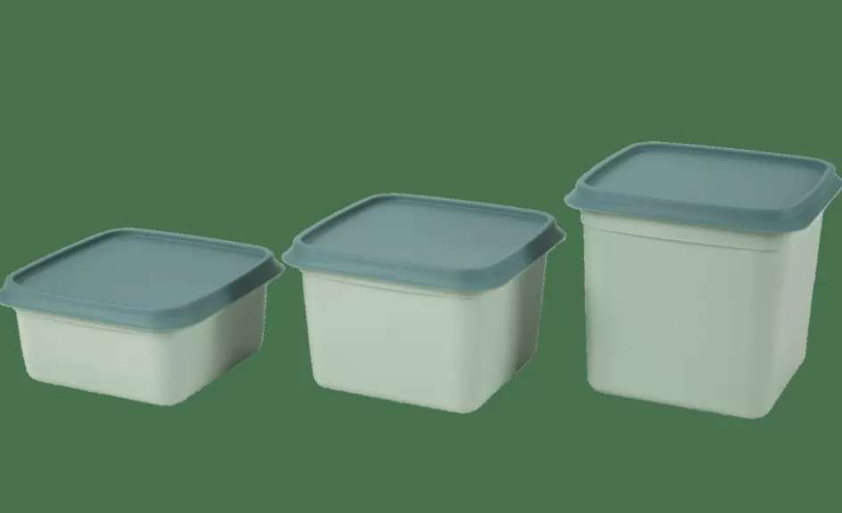 CASA FREEZER Boîtes Congélation Set De 10 Menthe, Vert Foncé Online