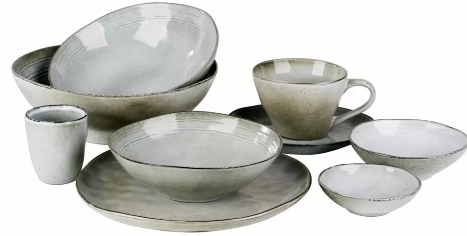 CASA GRACE VINTAGE Couverts 16 Pièces Gris Flash Sale