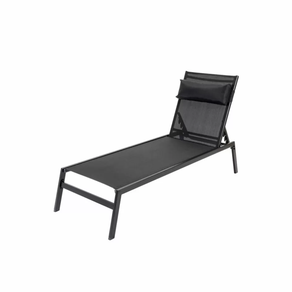 CASA HUGO Chaise Longue Set De 2 Noir Flash Sale