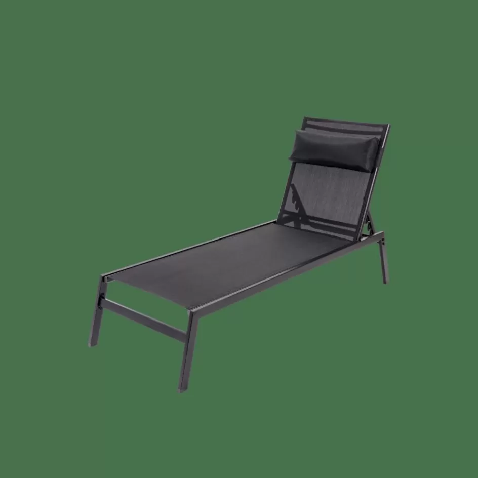 CASA HUGO Chaise Longue Set De 2 Noir Flash Sale