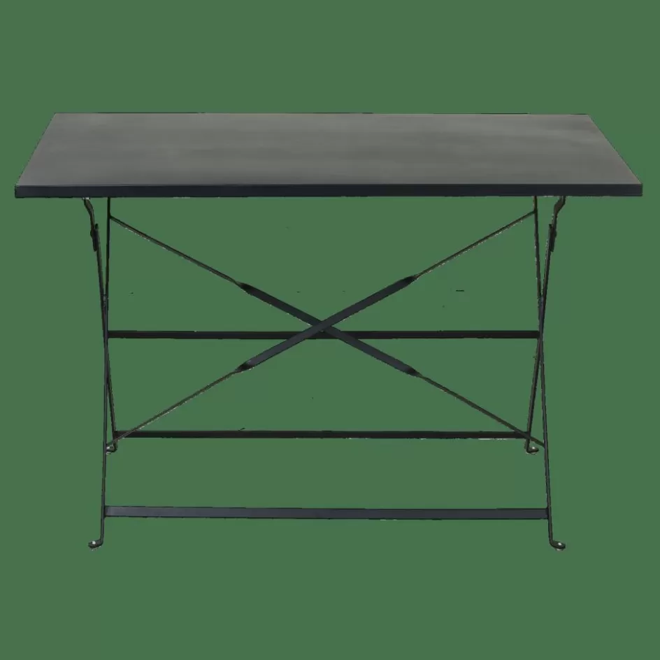 CASA IMPERIAL Table Pliante Rectangulaire Noir Shop