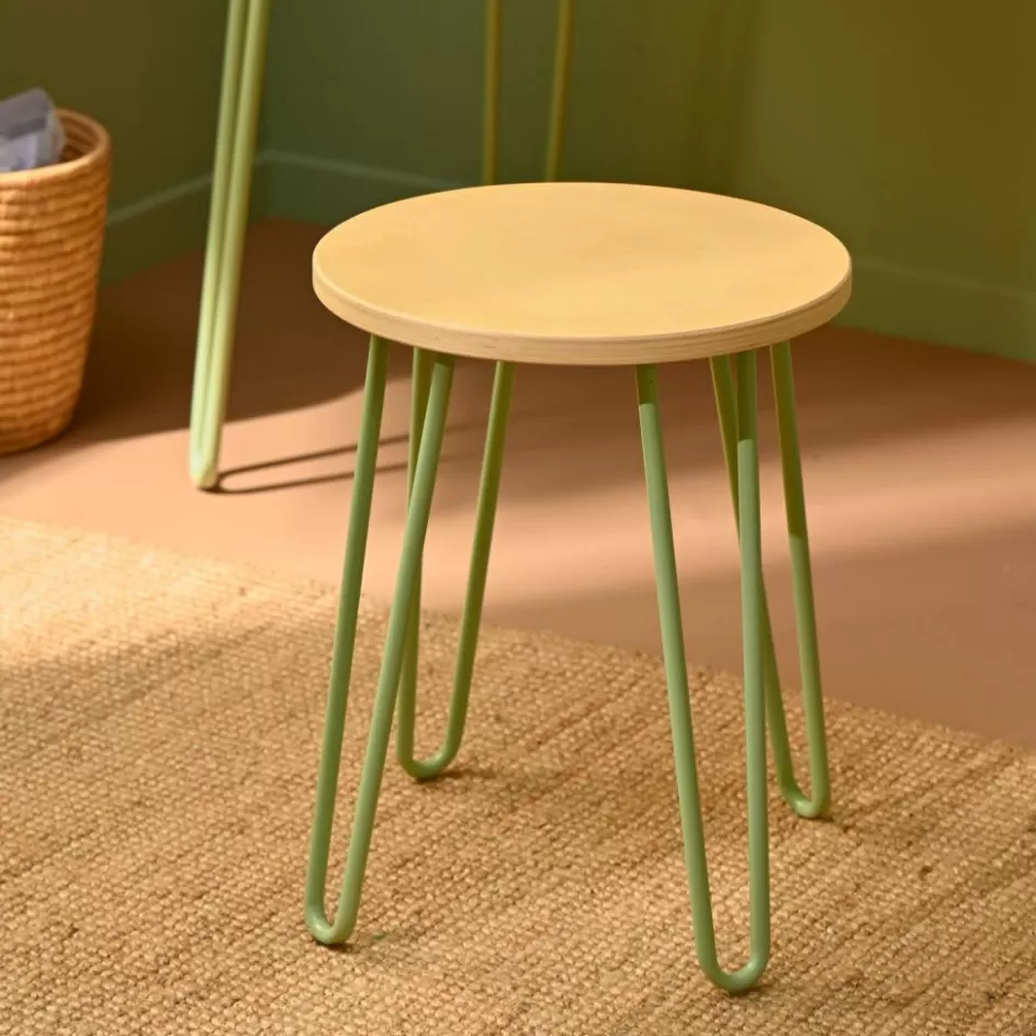 CASA JONAS Tabouret Vert Clair Discount