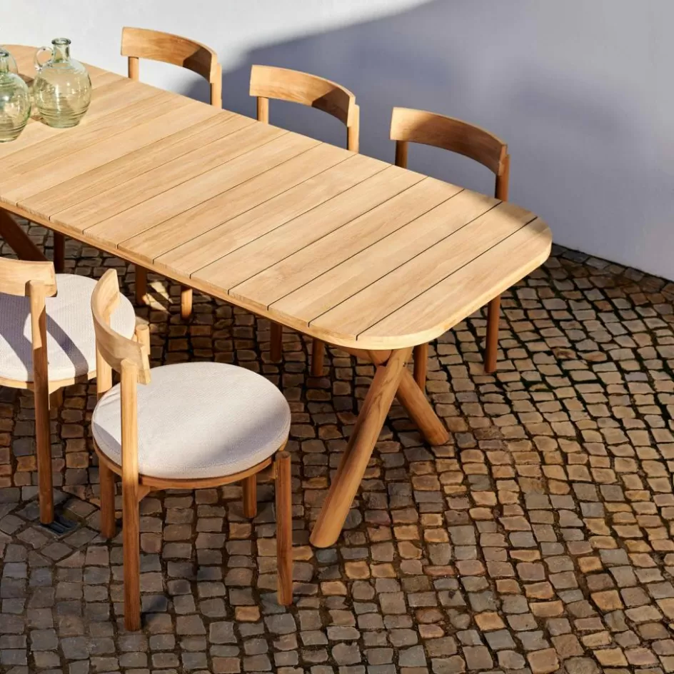 CASA JULES Set De Jardin Avec Coussins De Chaise Beige Flash Sale