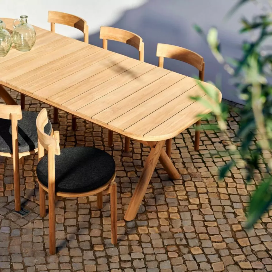 CASA JULES Set De Jardin Avec Coussins De Chaise Noir Discount