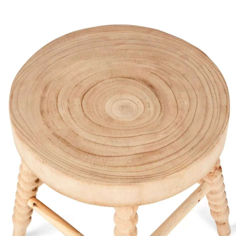 CASA JUNO Tabouret Naturel Store