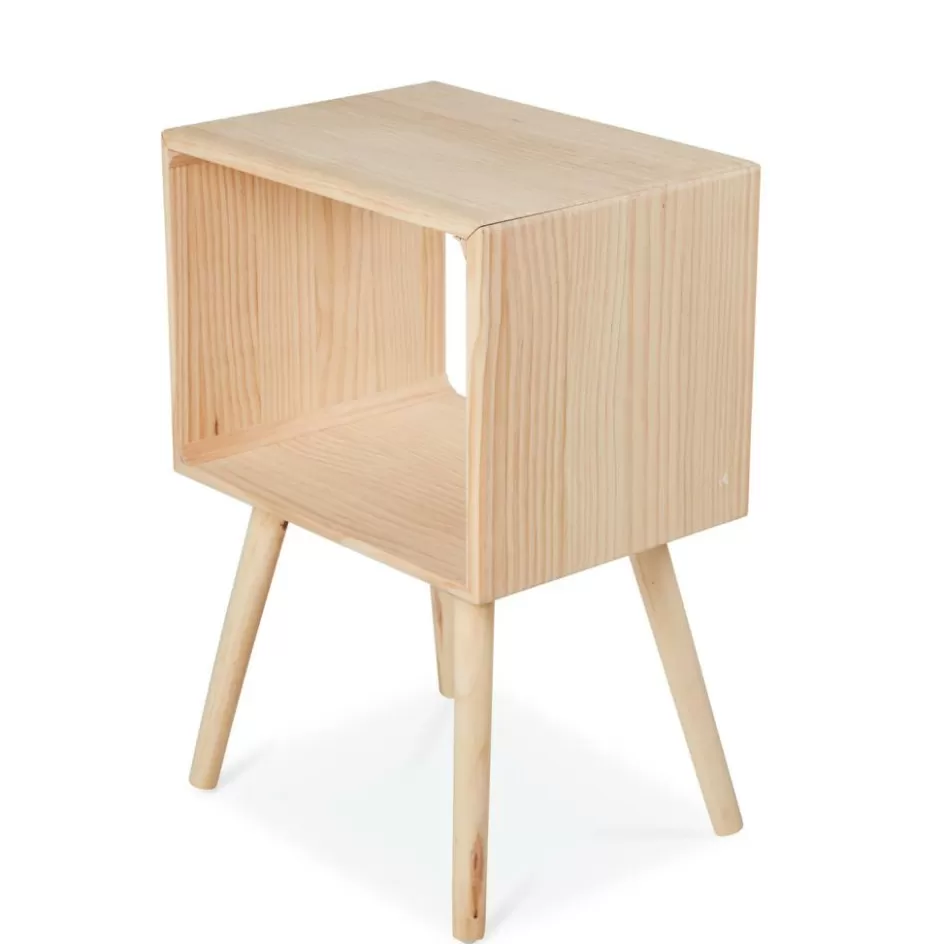 CASA KANSAS Table De Chevet Naturel Cheap