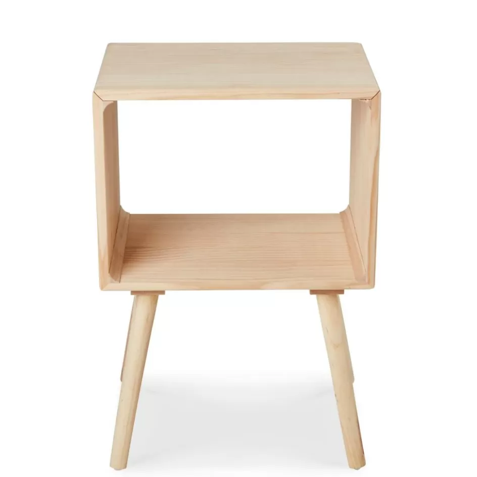 CASA KANSAS Table De Chevet Naturel Cheap