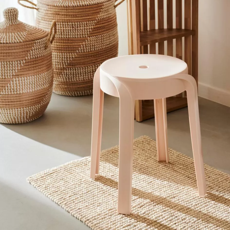 CASA KARLUS Tabouret Beige Fashion