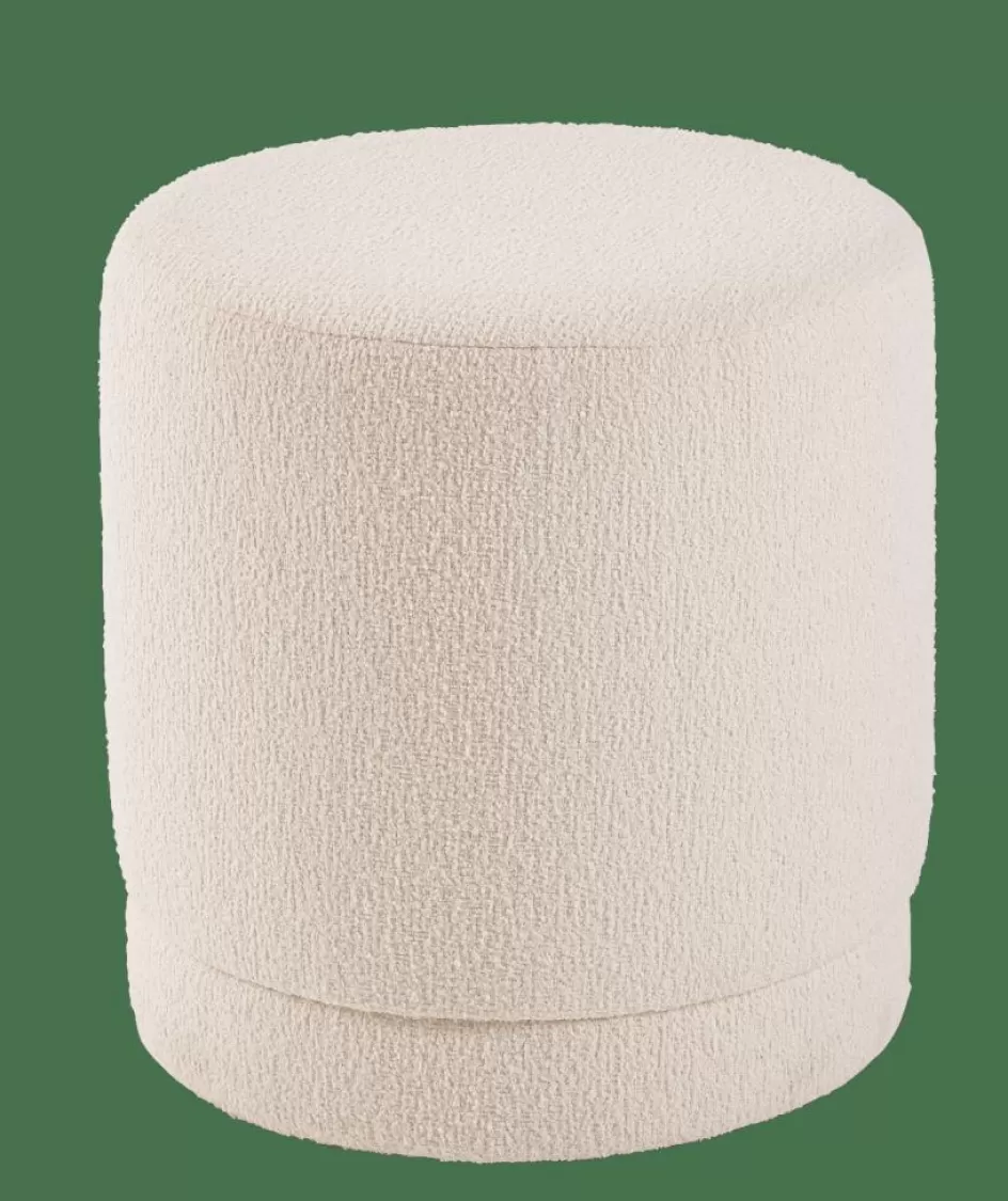 CASA LANCE Pouf Blanc New