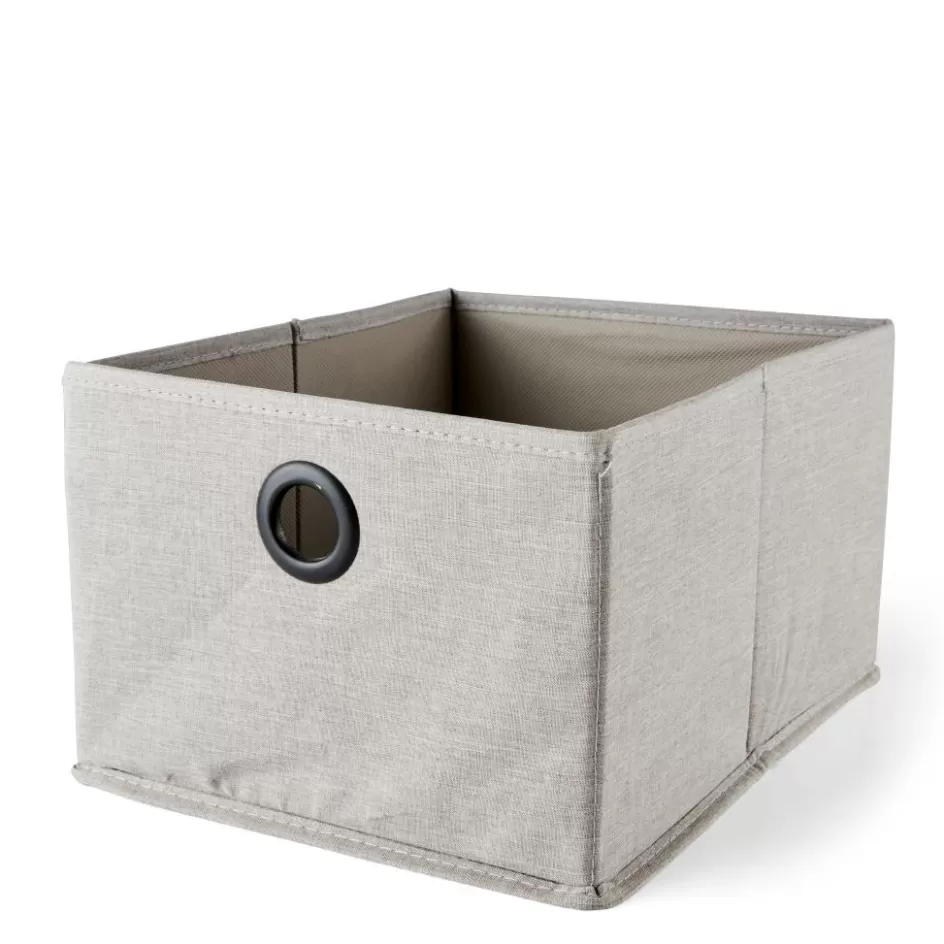 CASA LINOLUX Panier De Rangement Gris Foncé Outlet