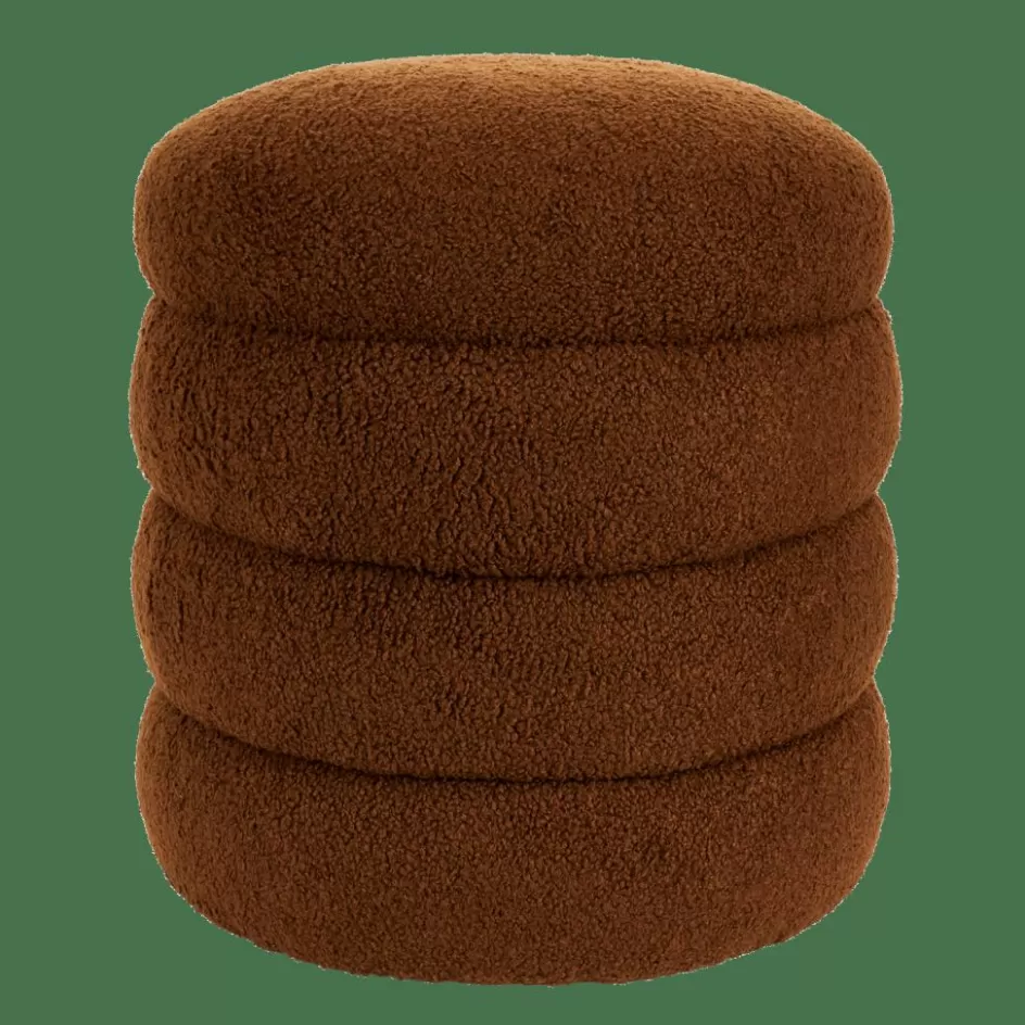 CASA LOBBY Pouf Brun New