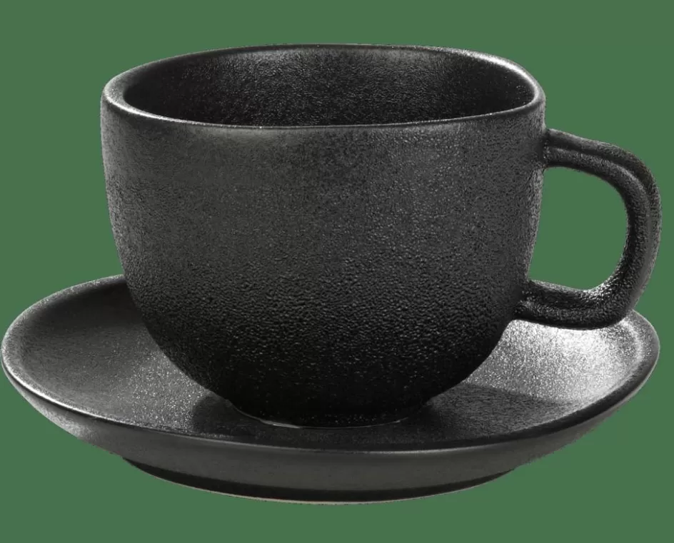 CASA MAGMA Tasse Et Soucoupe Expresso 11 CL Noir Outlet