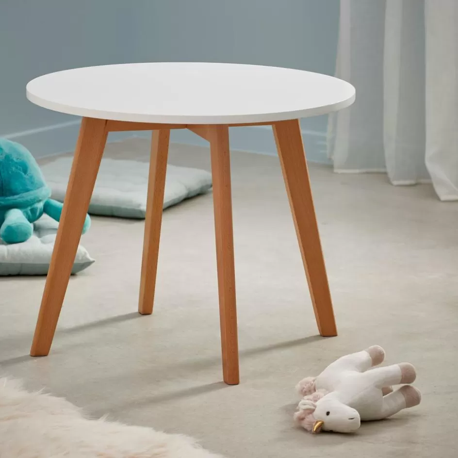 CASA MATHIAS Table Pour Enfants Blanc, Naturel Store