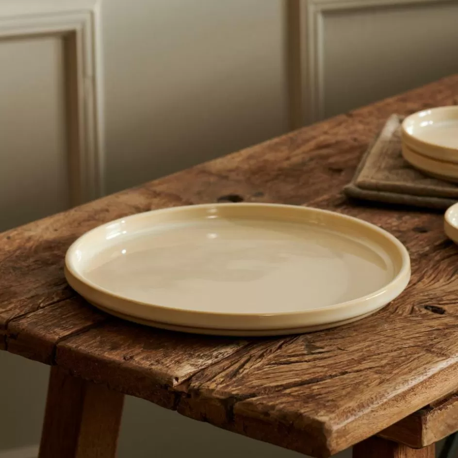 CASA MINERAL SAND Assiette Beige New