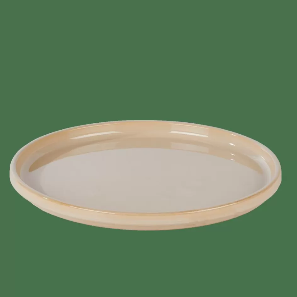 CASA MINERAL SAND Assiette Beige New