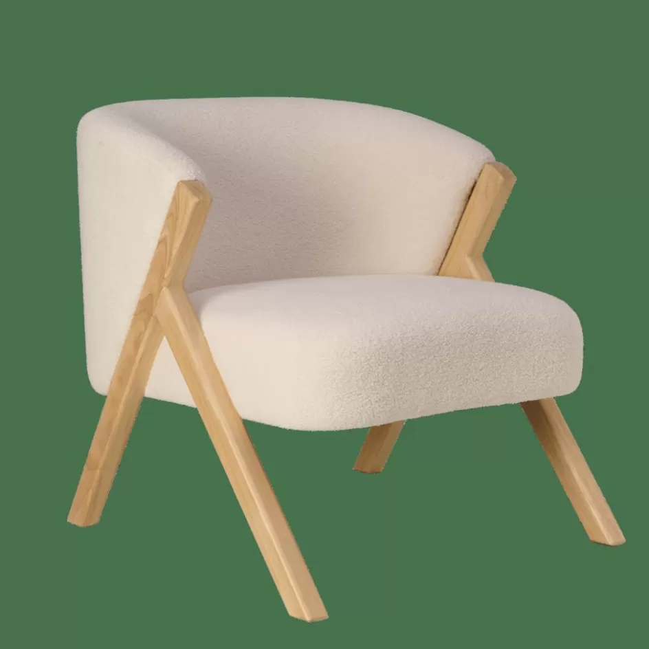 CASA MORRIS Fauteuil Blanc Outlet