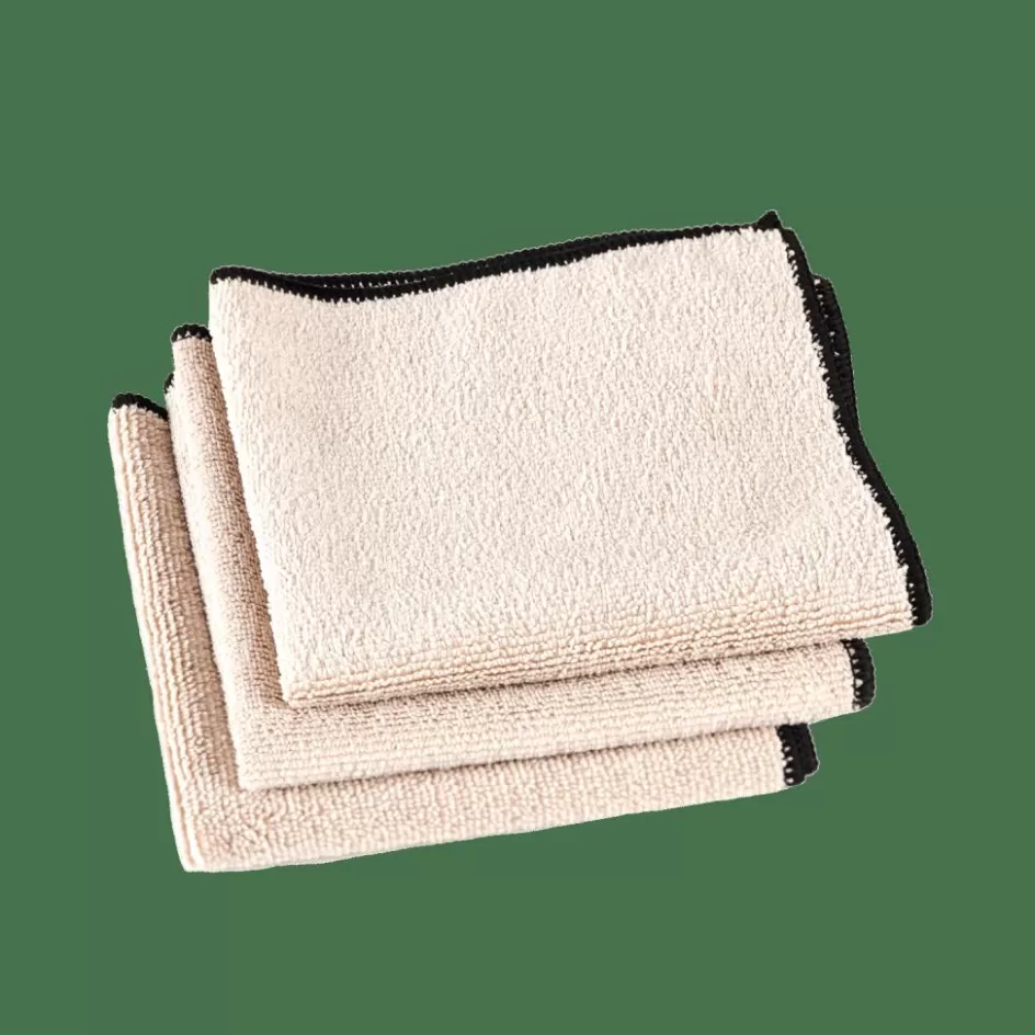 CASA MULTI Chiffon Microfibre Set De 3 Beige Store