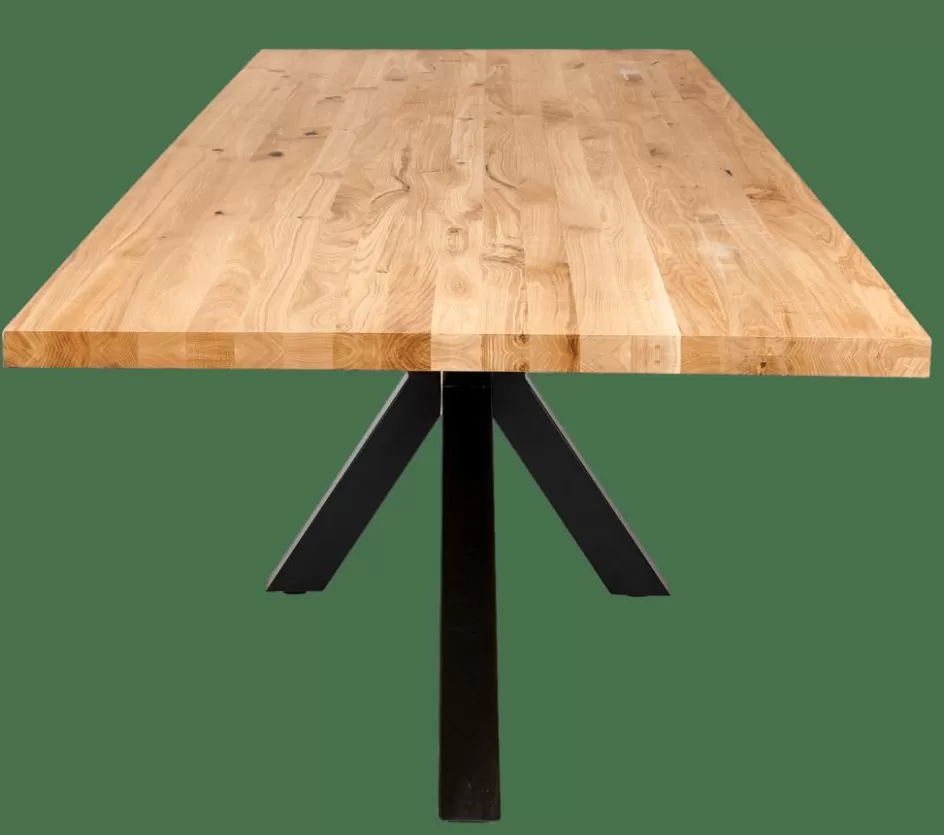 CASA NEW OAK Pied De Table Noir Best Sale