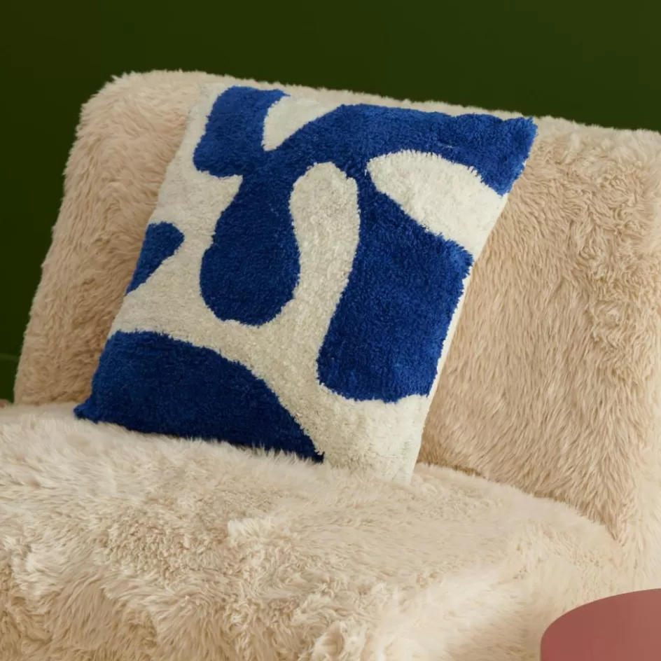 CASA NOLAS Coussin Bleu Sale