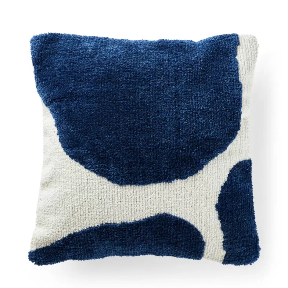 CASA NOLAS Coussin Bleu Sale