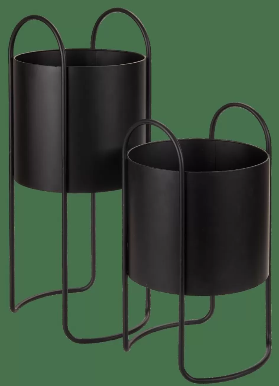 CASA OLGA Pot De Fleurs Noir Discount